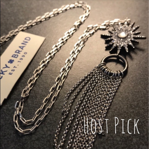 Lucky Brand Jewelry - NEW Lucky Brand Stardust tassel necklace